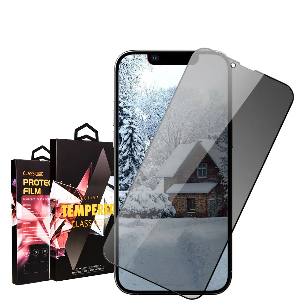 IPHONE 13PRO 13 高品質9D玻璃鋼化膜黑邊防窺保護貼玻璃貼(IPHONE13PRO保護貼 鋼化膜)