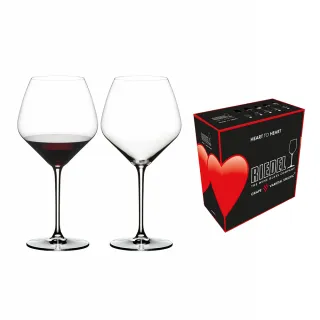【Riedel】Heart to Heart Pinot Noir黑皮諾紅酒杯2入禮盒