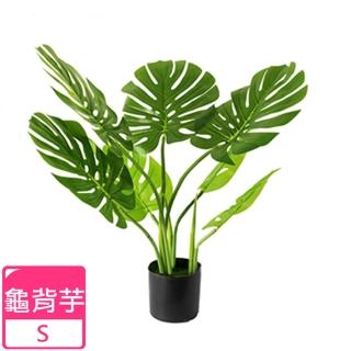 【Meric Garden】北歐風格居家裝飾高模擬大型景觀植栽擺設盆栽(龜背芋S)