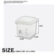 【ONE HOUSE】透明帶刻度保鮮收納盒(小650ml)