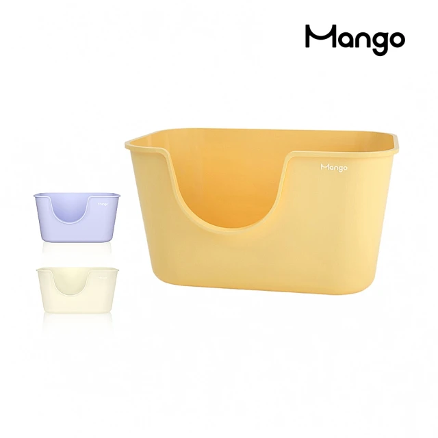 【Mango蠻果】大型開放式貓砂盆 多色可選