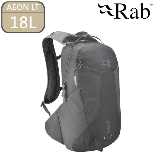 【RAB】AEON LT 健行多功能背包-煤炭黑 QAP-20-18(登山、背包、每天、旅遊、戶外)