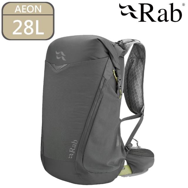 【RAB】AEON 健行多功能背包-煤炭黑 QAP-22-28(登山、背包、每天、旅遊、戶外)