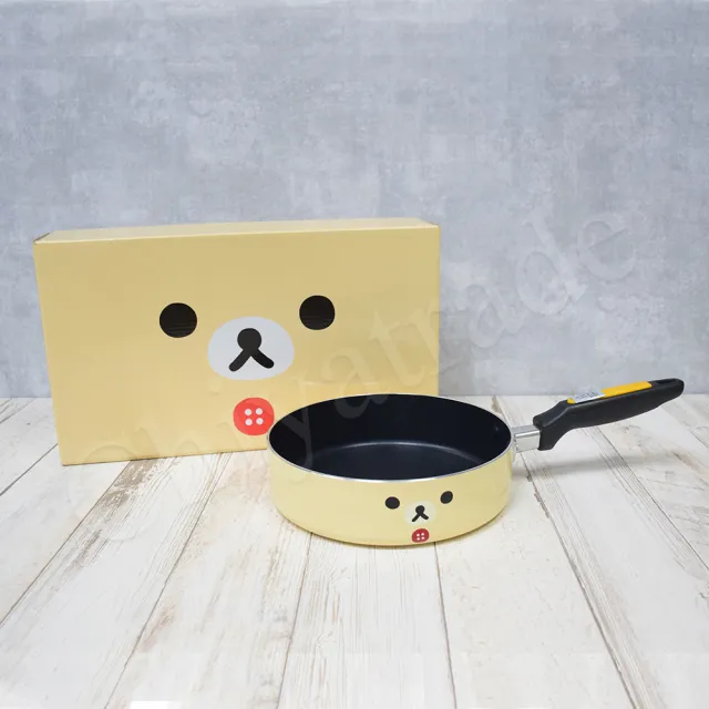 【百科良品】拉拉熊 懶懶熊 不沾鍋 平底鍋 煎鍋 炒鍋 20cm IH爐可用鍋(日本境內版)