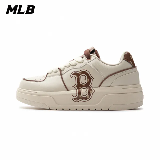 【MLB】MONOGRAM老爹鞋 學長鞋 Chunky Liner系列 波士頓紅襪隊(3ASXCLR3N-43BRS)