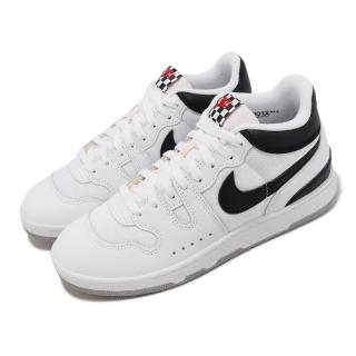 【NIKE 耐吉】休閒鞋 Attack QS SP 男鞋 白 黑 復古 拼接 網球風(FB8938-101)