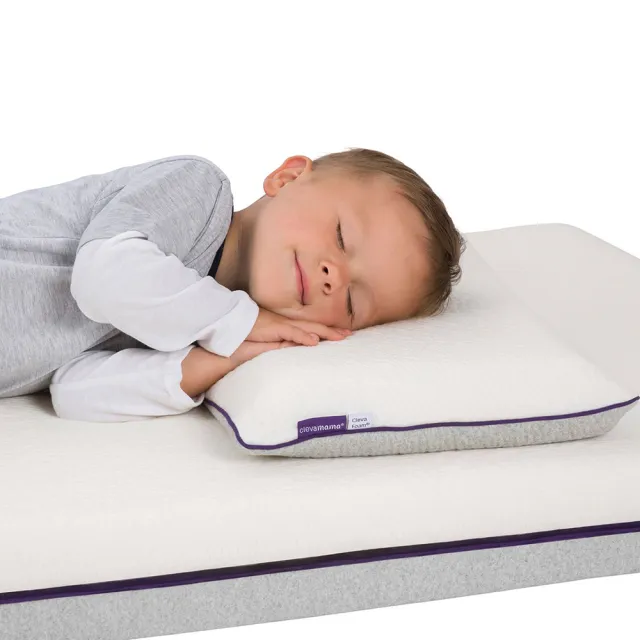 【ClevaMama】護頭型嬰兒枕 0-12M適用+ 護頭型幼童枕 12個月以上適用(超值優惠組)