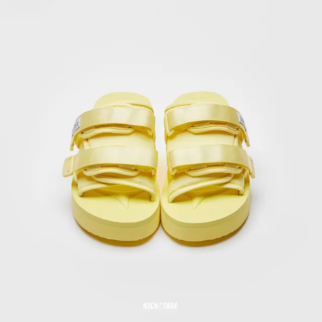 【SUICOKE】MOTO-PO - Lemon 萊姆黃 尼龍 厚底 魔鬼氈 拖鞋 SK23056POLM