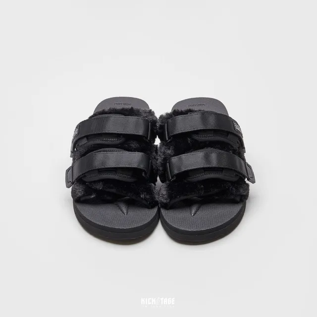 【SUICOKE】MOTO-FURab - Black 黑色 毛絨 魔鬼氈 拖鞋 SK23056FABBK