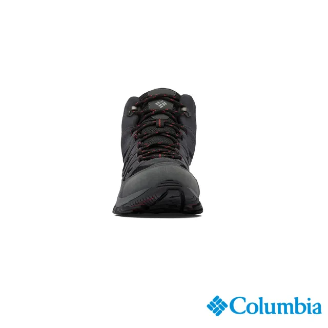 【Columbia 哥倫比亞官方旗艦】男款-CRESTWOOD™Omni-Tech防水高筒登山鞋深-深灰色(UBI53710DY/HF)