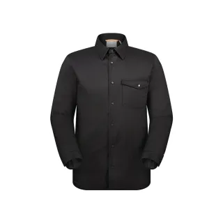 【Mammut 長毛象】Seon IN Shirt AF 日系輕量化纖防潑水襯衫 黑色 男款 #1013-02930