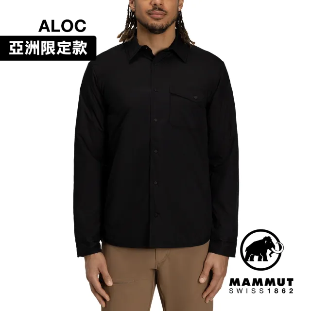 【Mammut 長毛象】Seon IN Shirt AF 日系輕量化纖防潑水襯衫 黑色 男款 #1013-02930