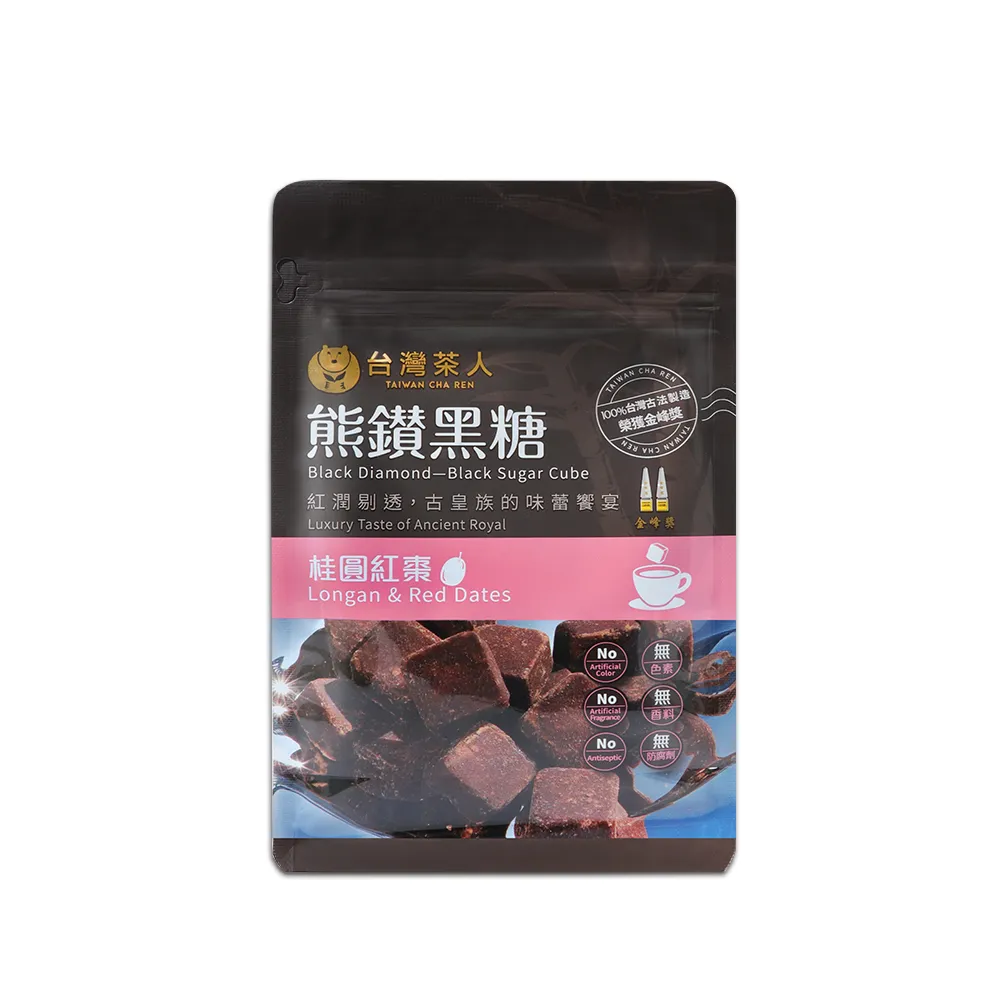 台灣茶人】熊鑽黑糖磚-桂圓紅棗（17gx8包） - momo購物網- 好評推薦 