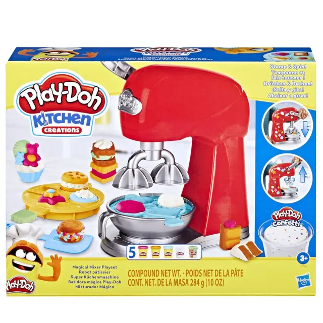 【PLAYDOH 培樂多】廚房系列 神奇轉轉蛋糕組 F4718