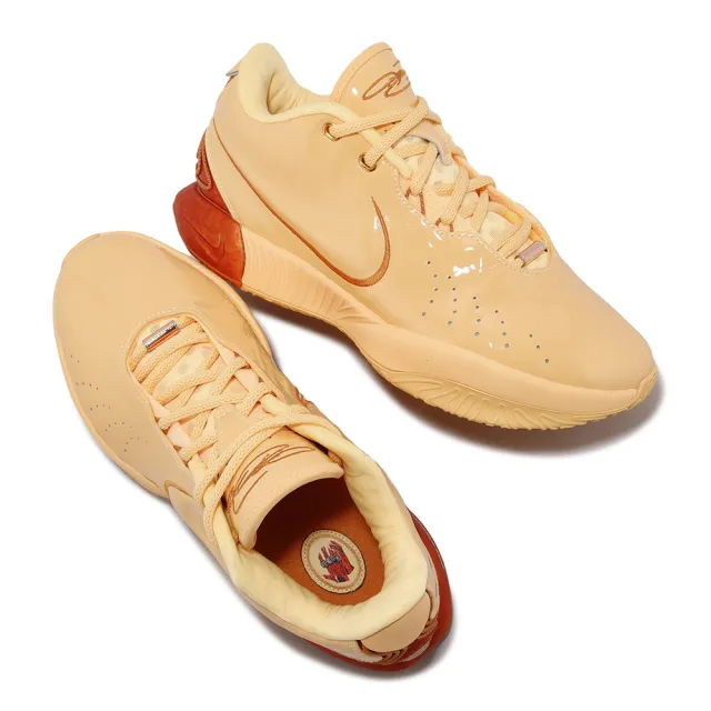 【NIKE 耐吉】籃球鞋 LeBron XXI EP Sunshine 粉橘 LBJ 21代 男鞋(FV2346-800)