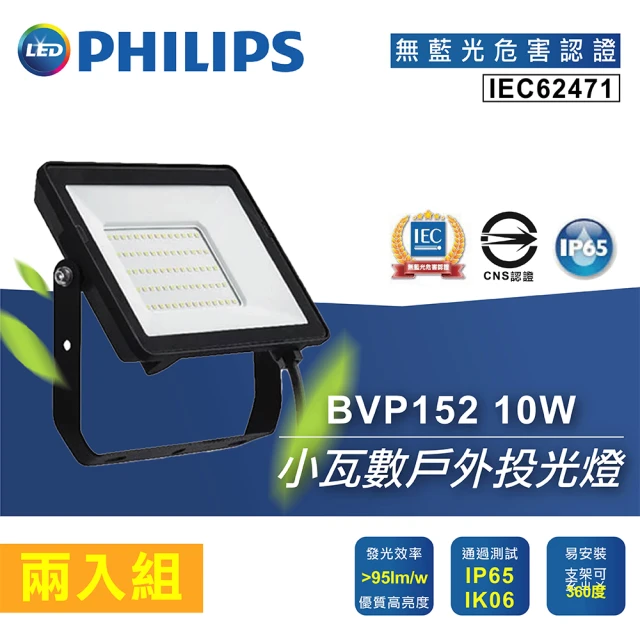 Philips 飛利浦 飛利浦 50W LED戶外投光燈(戶