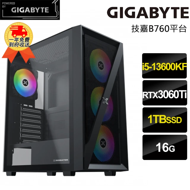 技嘉平台 i5十四核GeForceRTX3060TiWin1