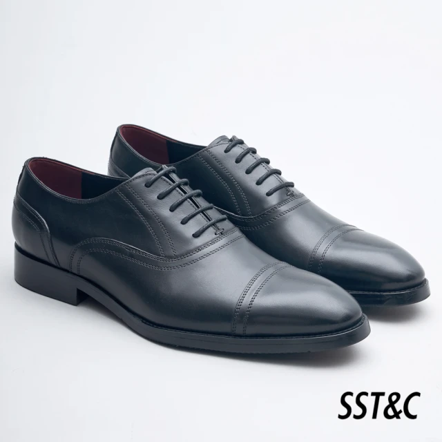 SST&C 黑色牛津鞋1312310002好評推薦