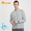 【UV100】抗UV-Apex涼感防蚊立領男上衣-開錶洞BA23008(涼感、防蚊、防曬、立領上衣)