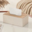 【巴芙洛】北歐高級PU皮革面紙盒(面紙盒/辦公室用品/商務面紙盒/衛生紙/酒店用品/浴室面紙盒)