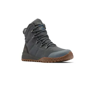 【Columbia 哥倫比亞】男款-FAIRBANKS™Omni-Tech防水鋁點保暖雪靴-深灰(UBI53710DY/HF)