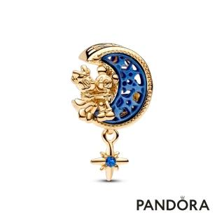 【Pandora官方直營】迪士尼《米奇與米妮》造型新月串飾-絕版品