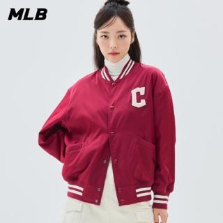 【MLB】尼龍夾克外套 棒球外套 Varsity系列 克裡夫蘭守護者隊(3AJPV0434-45WID)