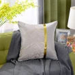 【西格傢飾】北歐風燙金紋理抱枕(4入組/含枕芯/45x45cm/沙發枕/靠枕/腰枕)