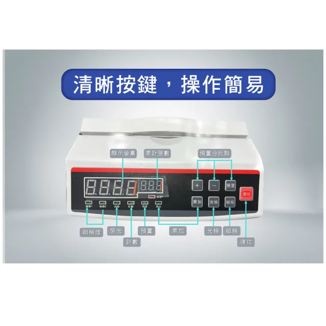 【UFOTEC】3200W 台幣專用點驗鈔機(三磁頭/繁體中文/永久保固/耗材三年免費)