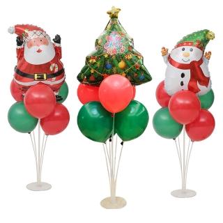 Merry Christmas 聖誕節佈置桌飄套組1組-三款任選(聖誕節 氣球 派對 佈置 氣球樹 耶誕 掛飾 裝飾 佈置)
