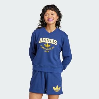 【adidas 愛迪達】長袖上衣 大學T 女 - Originals IL2414