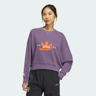 【adidas 愛迪達】長袖上衣 大學T 女 - Originals(IN1053)