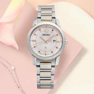 【SEIKO 精工】LUKIA 廣告款探索自我太陽能女錶-31mm(V137-0DL0KS/SUT416J1)