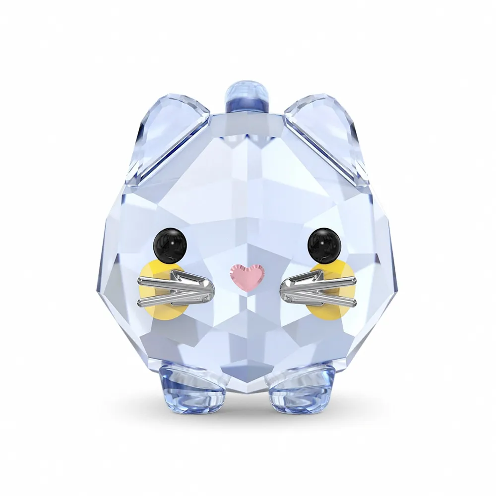 【SWAROVSKI 官方直營】Chubby Cats藍貓 交換禮物(限量商品)