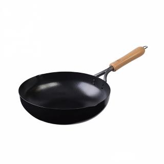 【煌】凹凸巖紋炒菜鐵鍋28cm(日本製造 評價推薦 導熱快速)