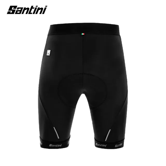 【Santini】「立方體」平口短褲 MAX襯墊(自行車/車褲/男性自行車衣/自行車褲/自行車服飾)