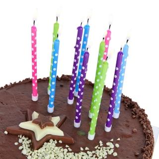 【KitchenCraft】生日蠟燭24入 繽紛 / 慶生小物 派對裝飾 造型蠟燭 蛋糕裝飾燭