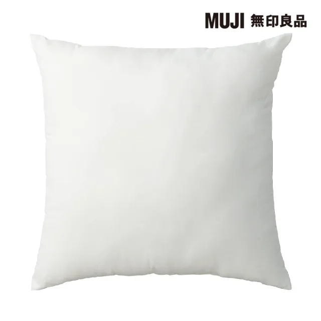 【MUJI 無印良品】聚酯纖維可水洗抱枕 43*43cm