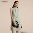 【JESSICA】氣質簡約格紋花呢無袖小香風洋裝J30520