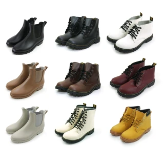 【MATERIAL 瑪特麗歐】女鞋 靴子 馬丁靴 短靴 雨靴 女靴 中筒靴 組品(靴子)