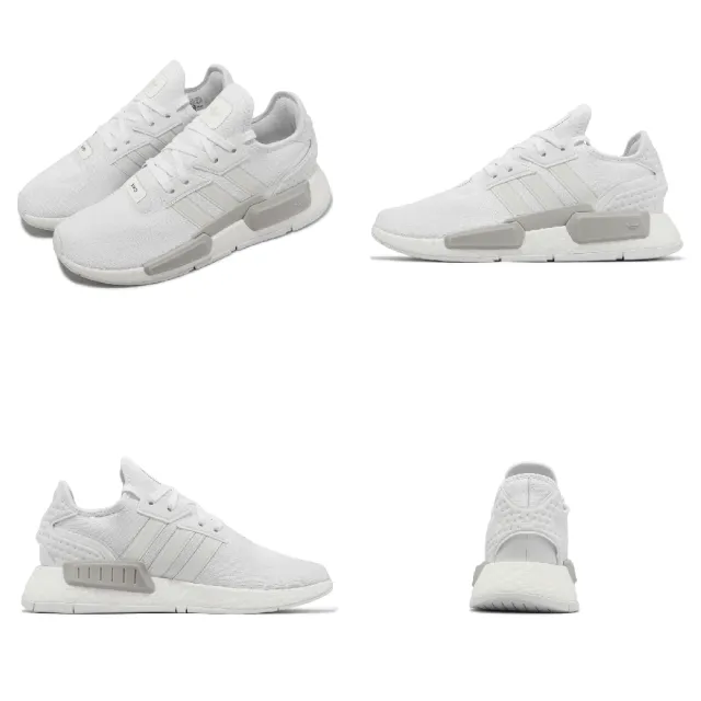 【adidas 愛迪達】休閒鞋 NMD_G1 男鞋 女鞋 白 灰 緩震 Boost 運動鞋 愛迪達(IE4557)