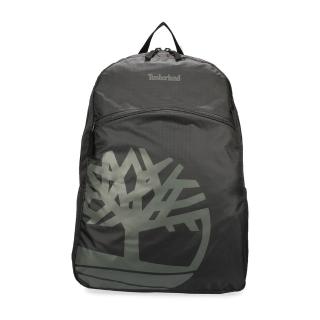 【Timberland】經典LOGO輕量尼龍後揹包(深灰色)