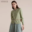 【JESSICA】簡約百搭圓領長袖針織外套J30538（綠）