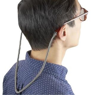 【CARSON 卡薾紳】Gripz矽膠運動眼鏡帶 黑灰 / 眼鏡繩 防掉掛繩 墨鏡鏈條 防滑帶 慢跑運動