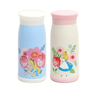 【Disney 迪士尼】愛麗絲夢遊仙境不鏽鋼保溫杯 300ML(隨行杯 環保杯 保溫 保冷)(保溫瓶)