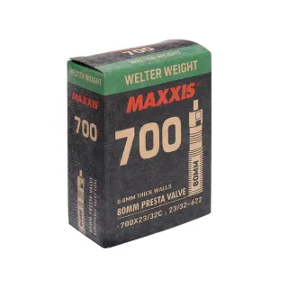 【MAXXIS 瑪吉斯】700X23/32C 80mm 法式氣嘴內胎(B5MX-700-BK328N)