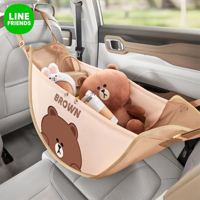 【LINE FRIENDS】熊大車用多功能防水收納袋(汽車收納)