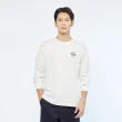 【JEEP】男裝 率性吉普車寬版長袖T恤(白色)