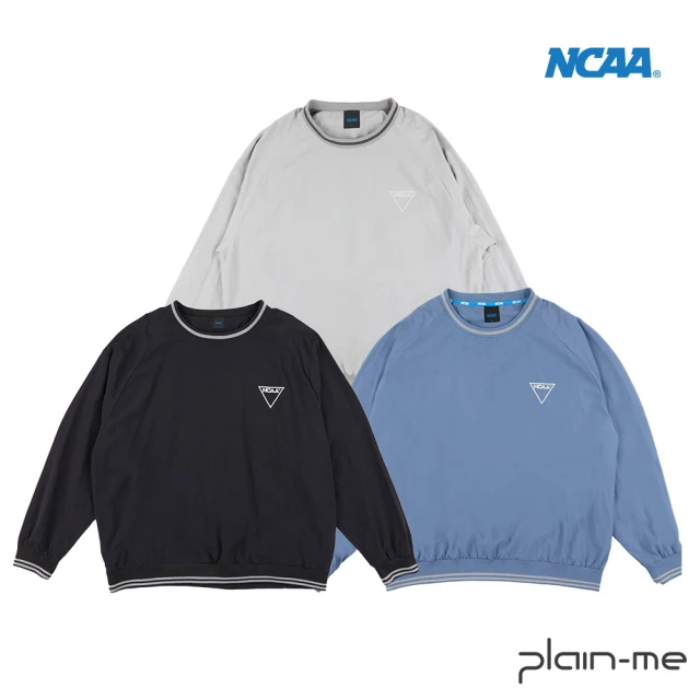 plain-me NCAA 微落肩涼感密西根印花上衣 NCA