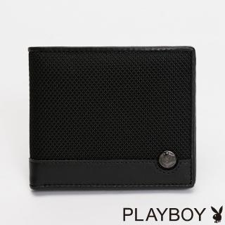 【PLAYBOY】短夾 Crucial系列(黑色)